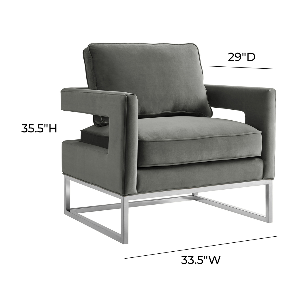 Belldid III Gray Accent Chair - Thumbnail - Image 5