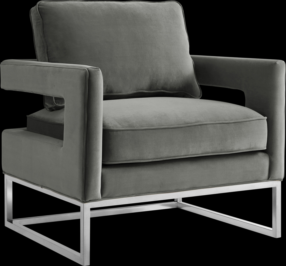 Belldid III Gray Accent Chair - Thumbnail - Image 1