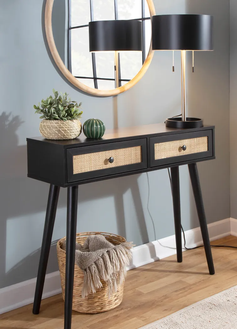 Belle Ann Black Sofa Table - Thumbnail - Image 10