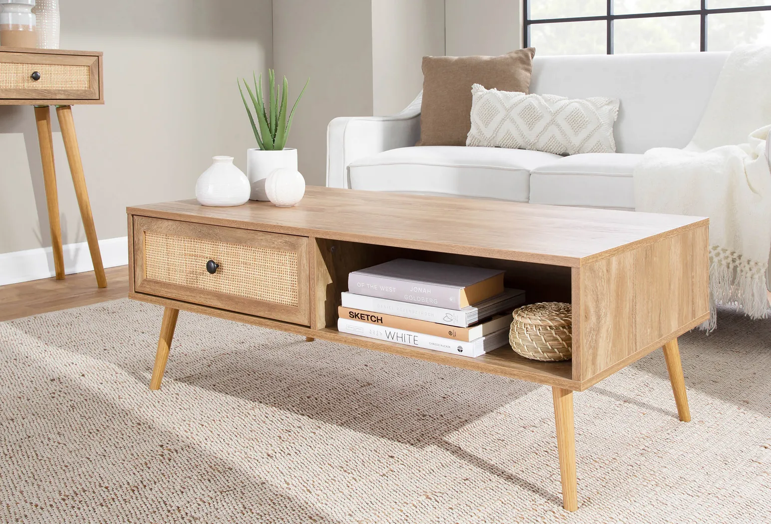 Belle Ann Natural Coffee Table - Thumbnail - Image 10