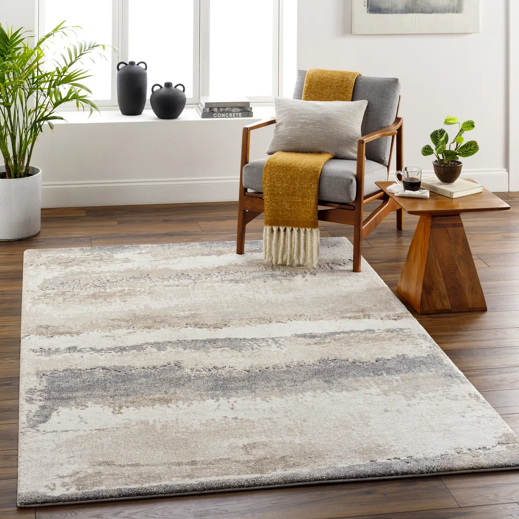 Belle Isle Beige 8' x 10'2 Rug - Thumbnail - Image 2