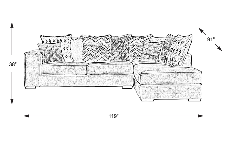 Dimension Image. Please refer to the Dimension Tab on this page for dimension details.