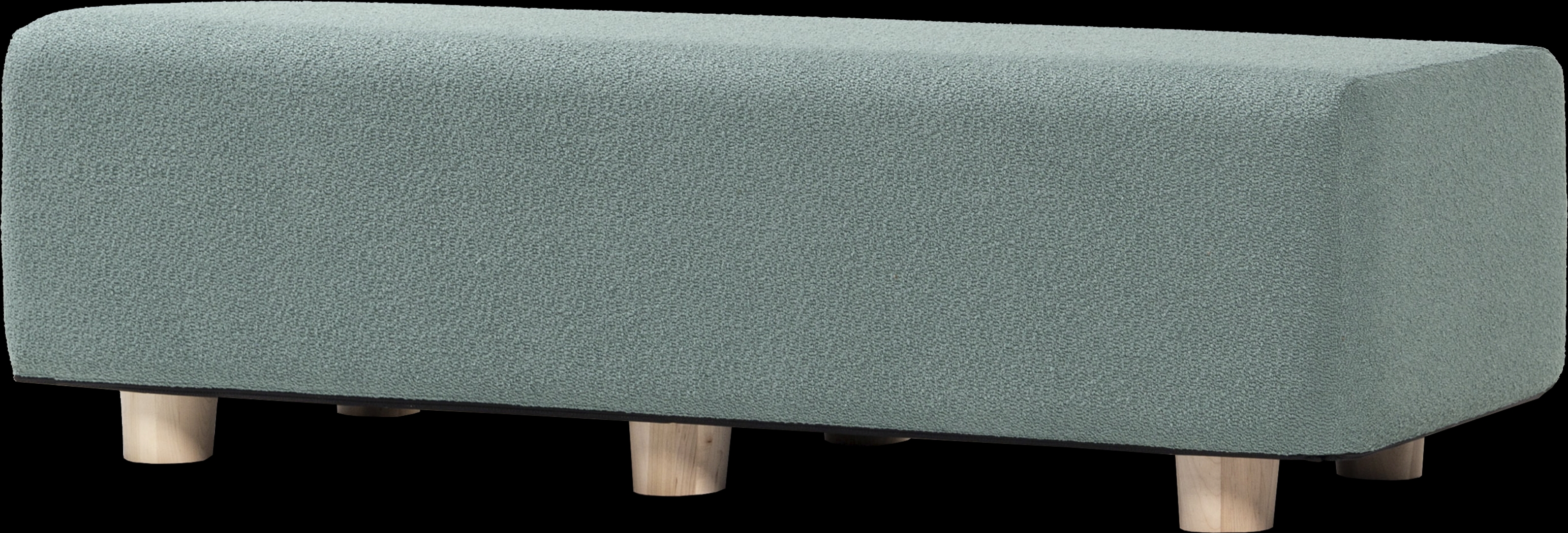 Bellemere Green King Bed Bench - Thumbnail - Image 1