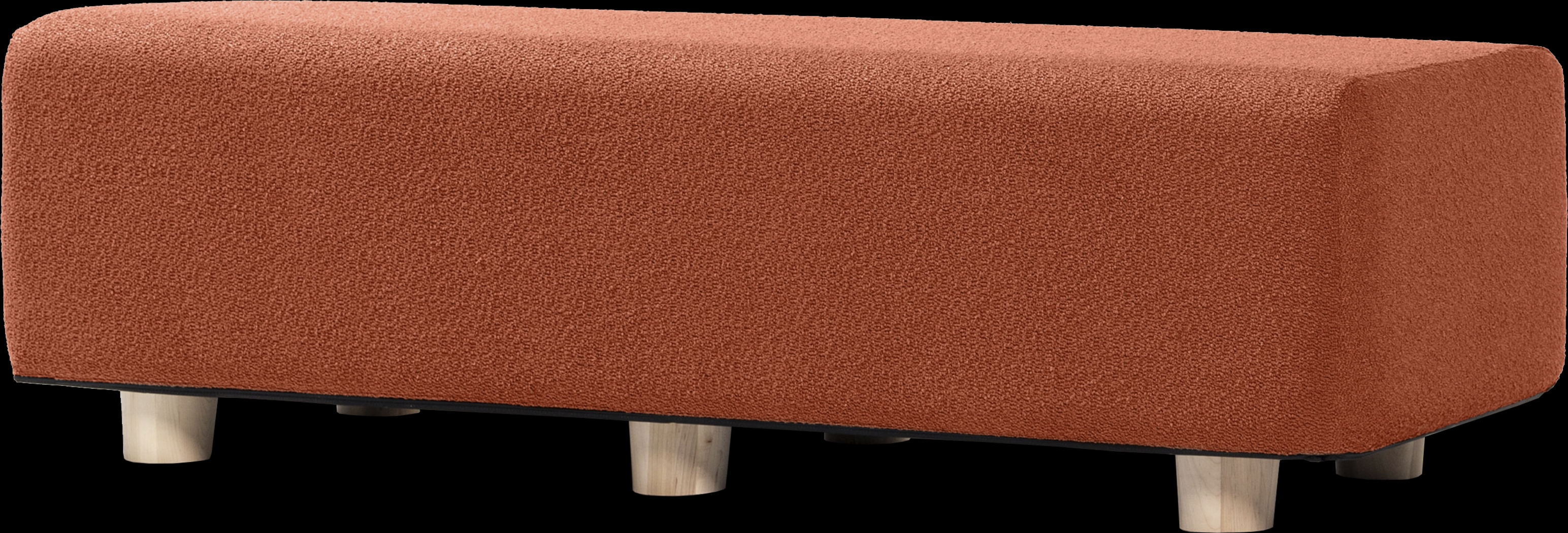 Bellemere Terracotta King Bed Bench - Thumbnail - Image 1