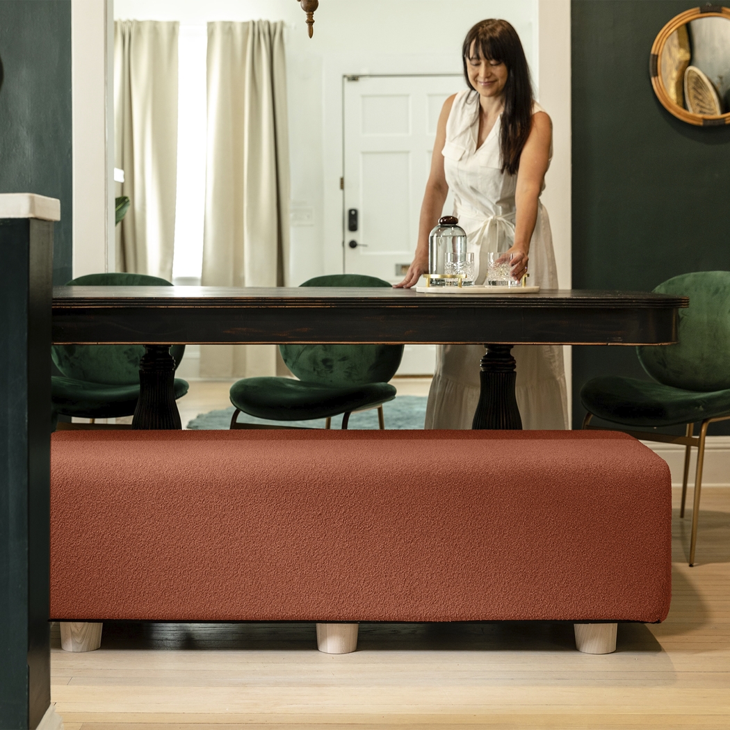 Bellemere Terracotta Queen Bed Bench - Thumbnail - Image 3