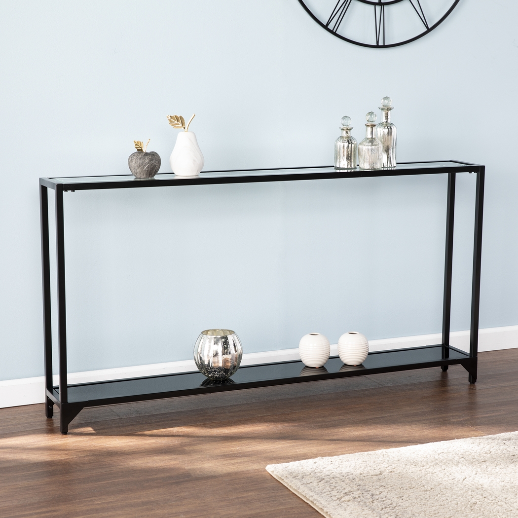 Belleterre Black Console Table - Thumbnail - Image 4