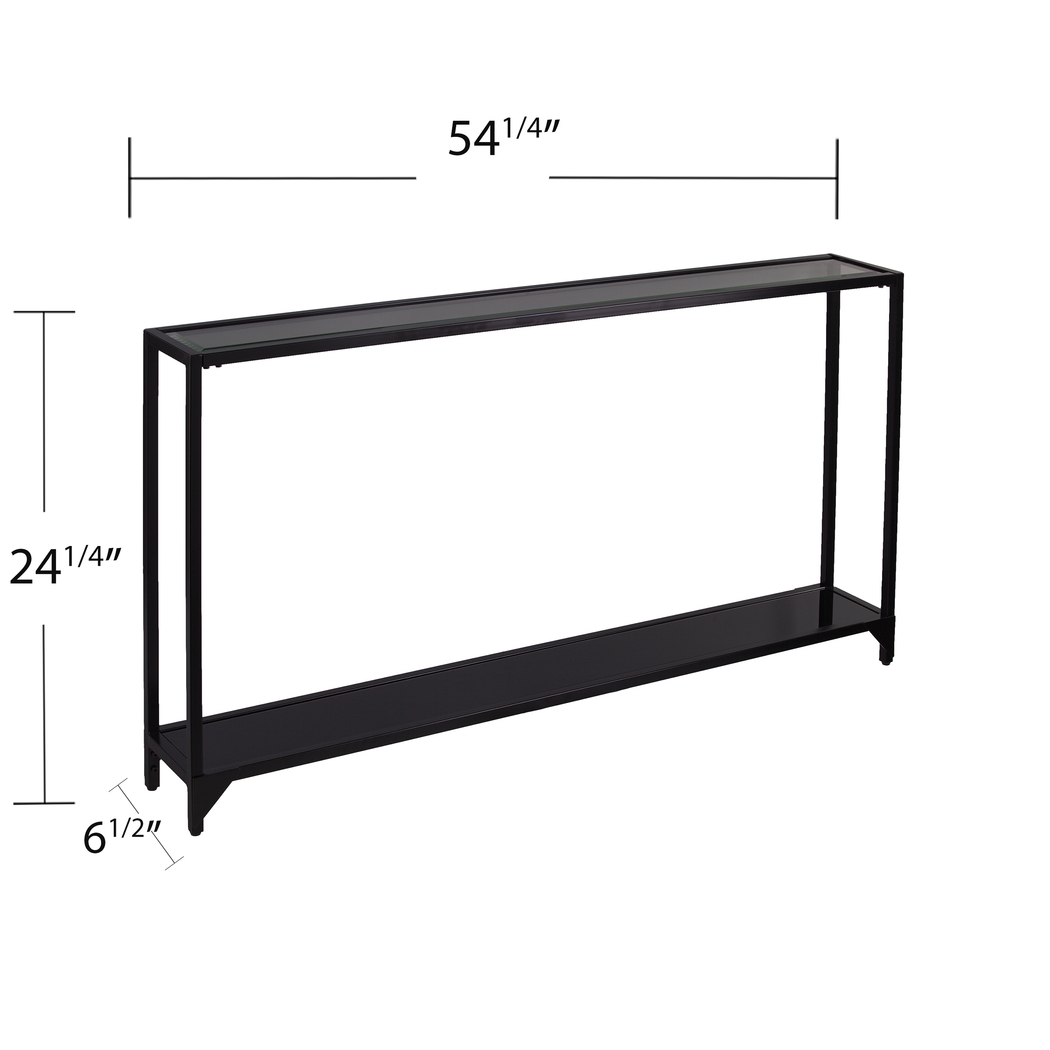 Belleterre Black Console Table - Thumbnail - Image 5