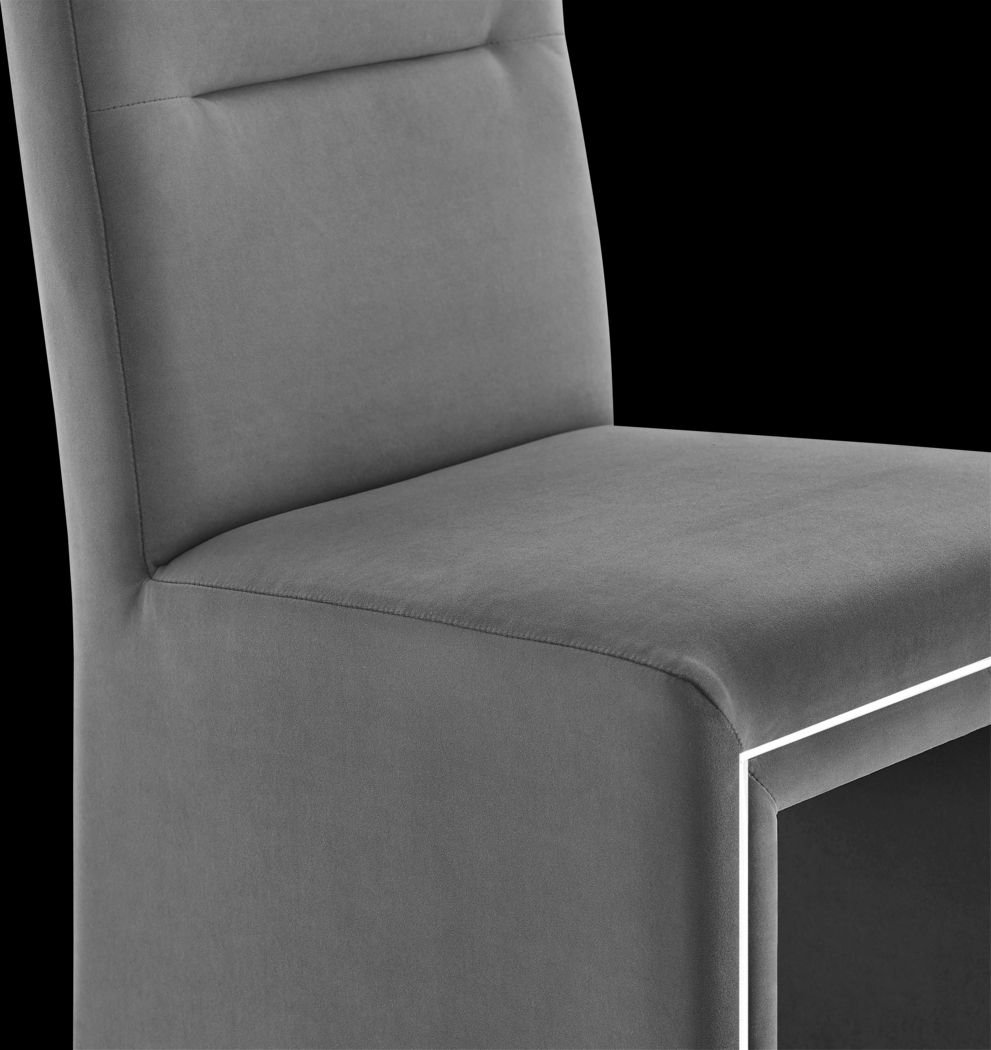 Belleveria Gray Dining Chair - Thumbnail - Image 4