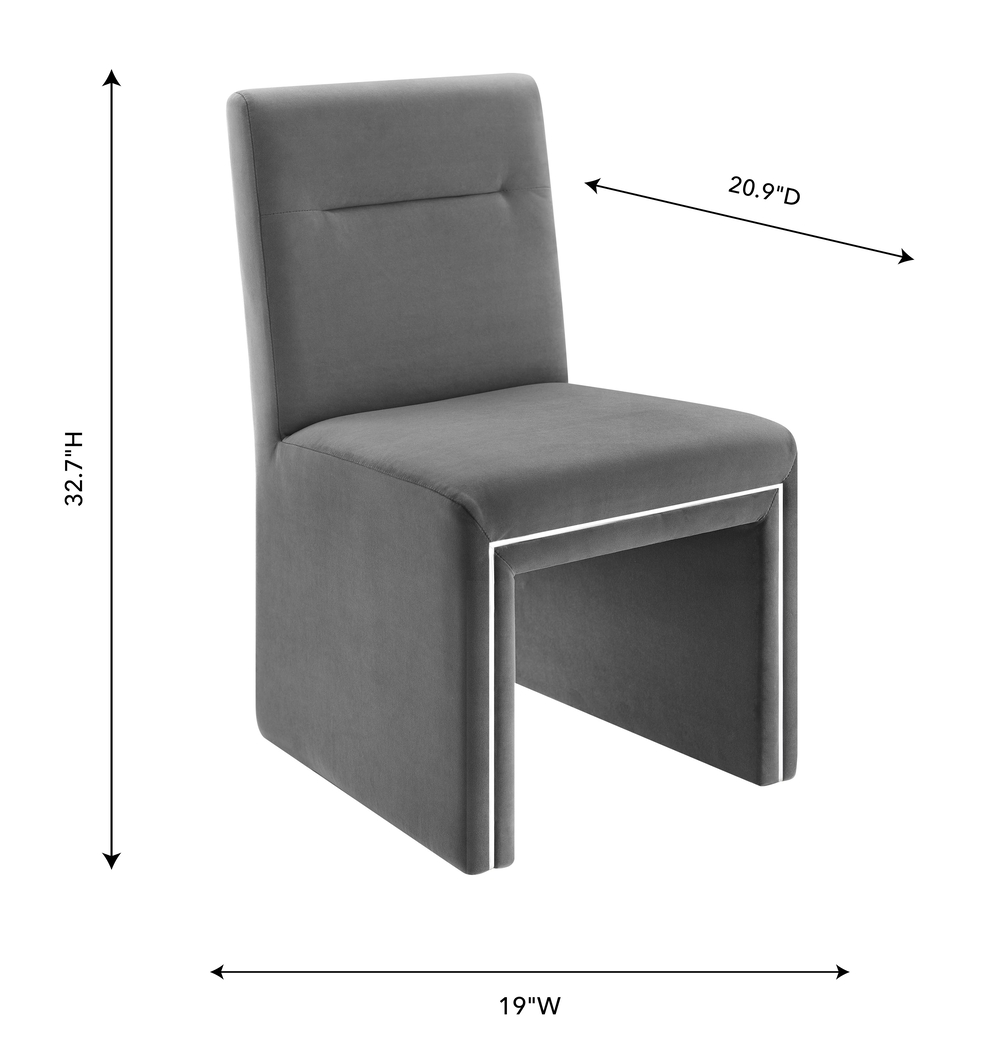 Belleveria Gray Dining Chair - Thumbnail - Image 7