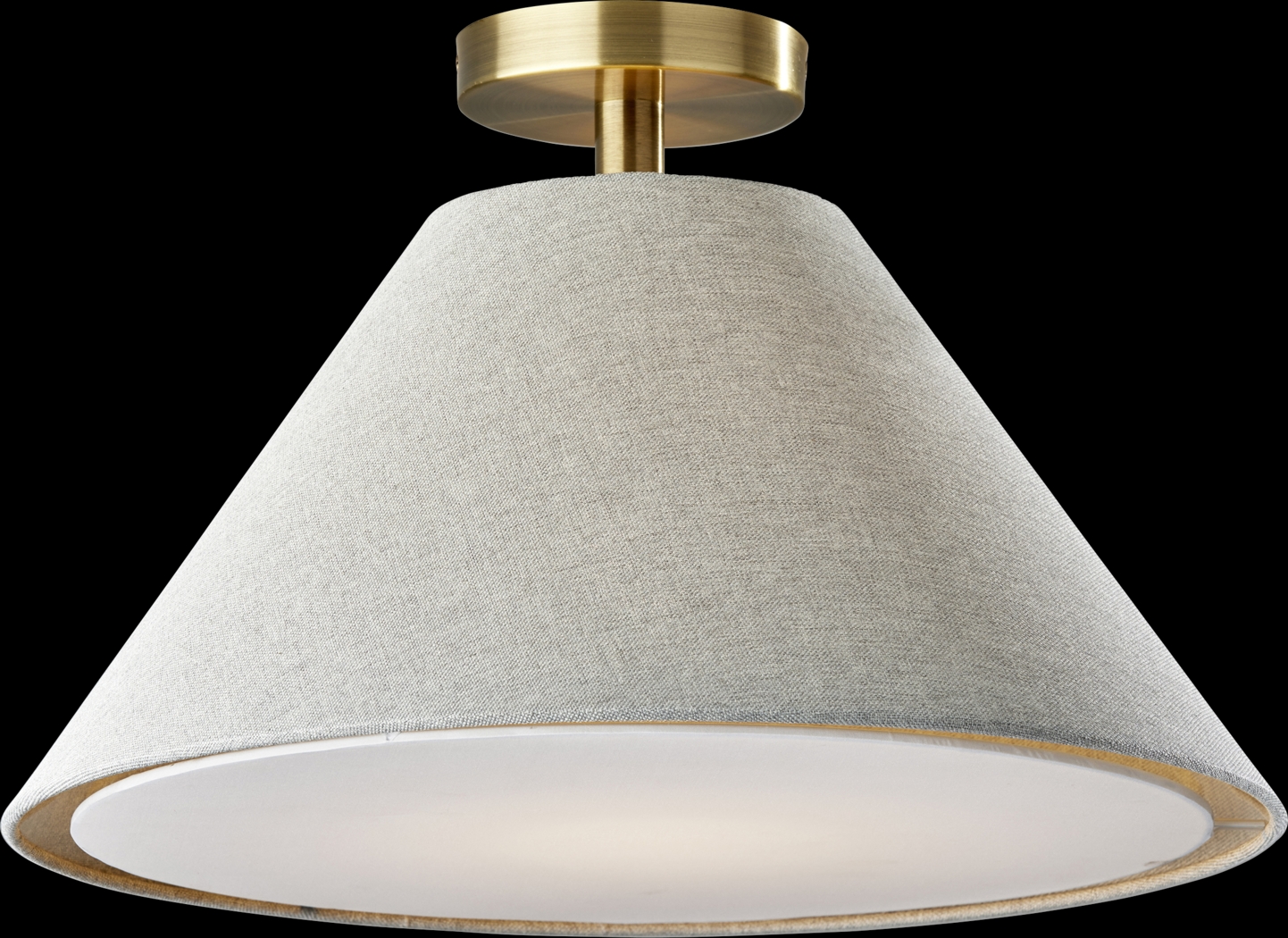 Bellflower Hollow Gray Pendant - Thumbnail - Image 1