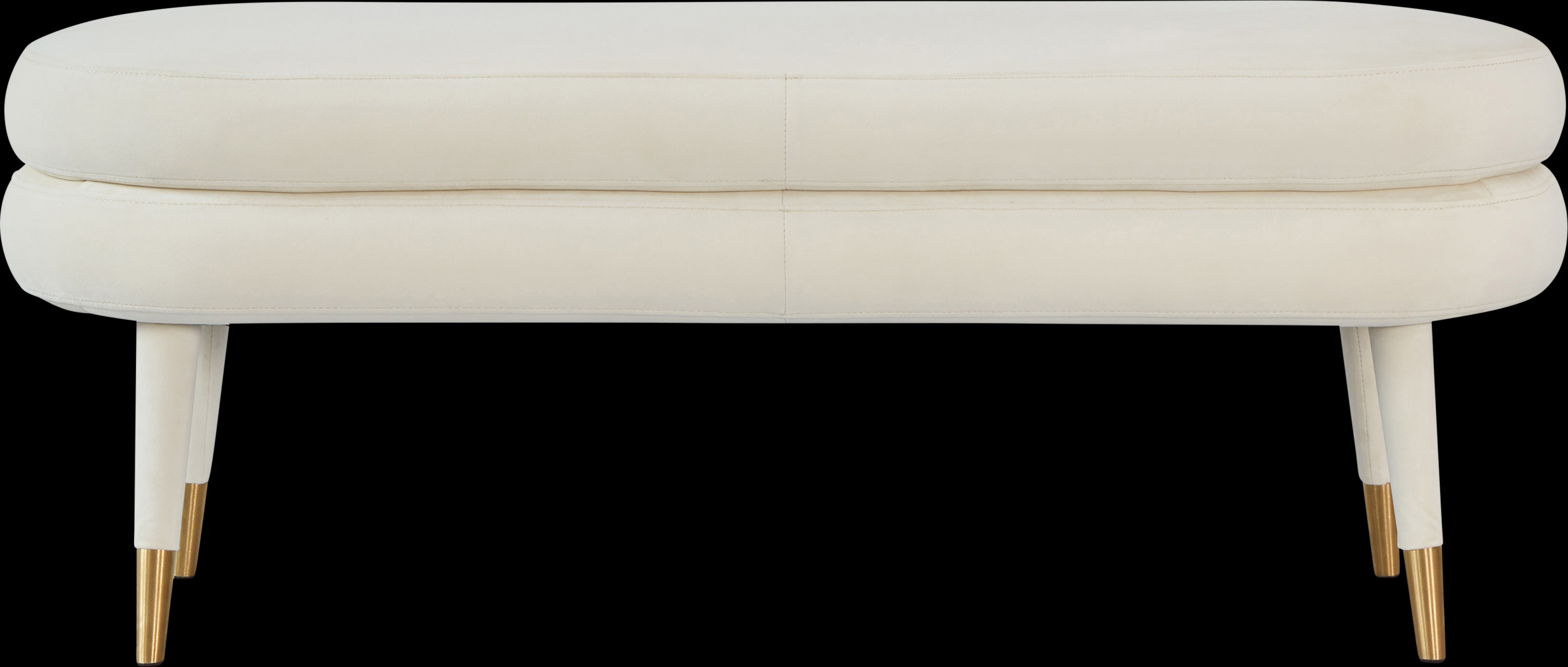 Bellfort Cream Accent Bench - Thumbnail - Image 2