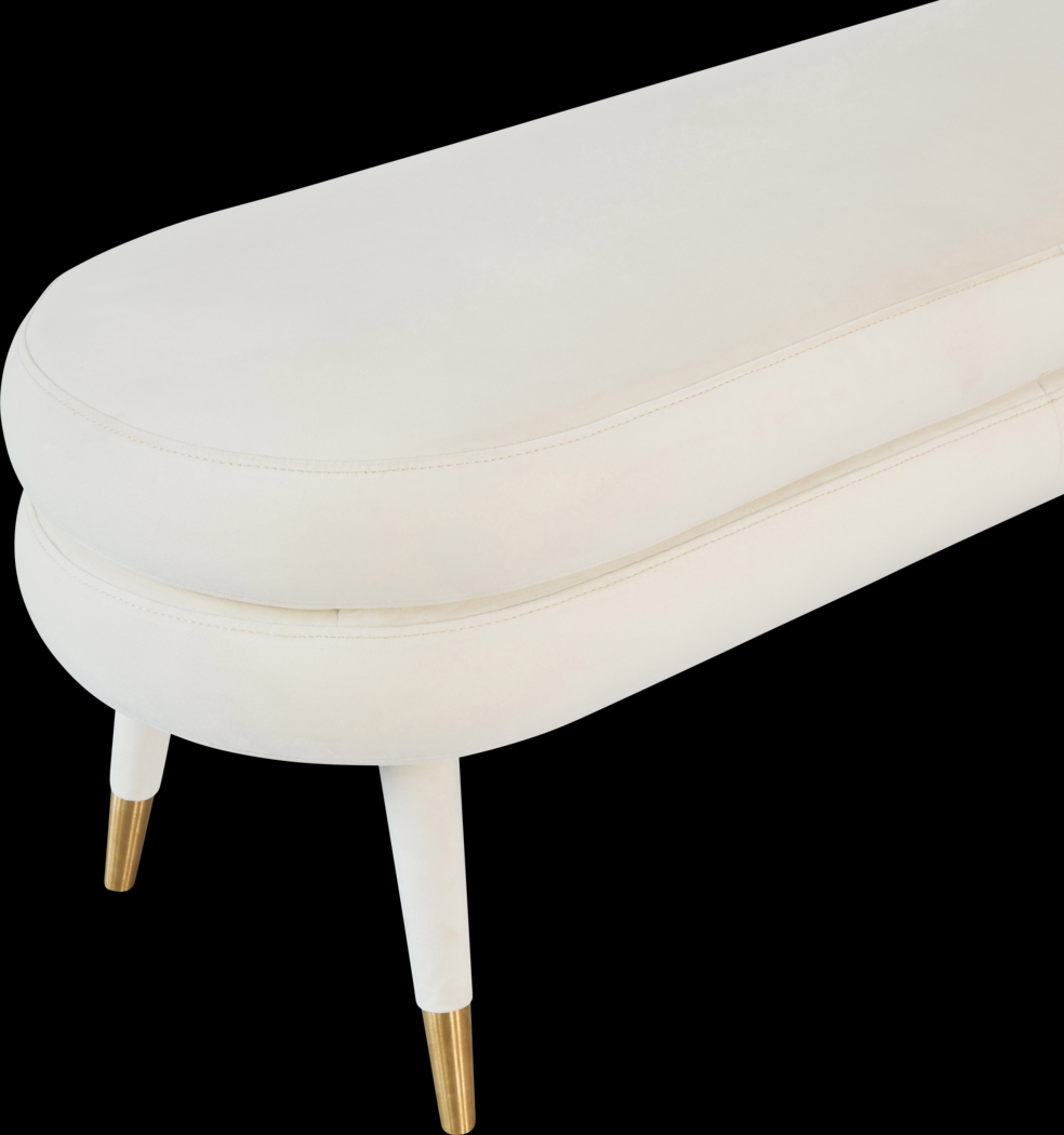 Bellfort Cream Accent Bench - Thumbnail - Image 3