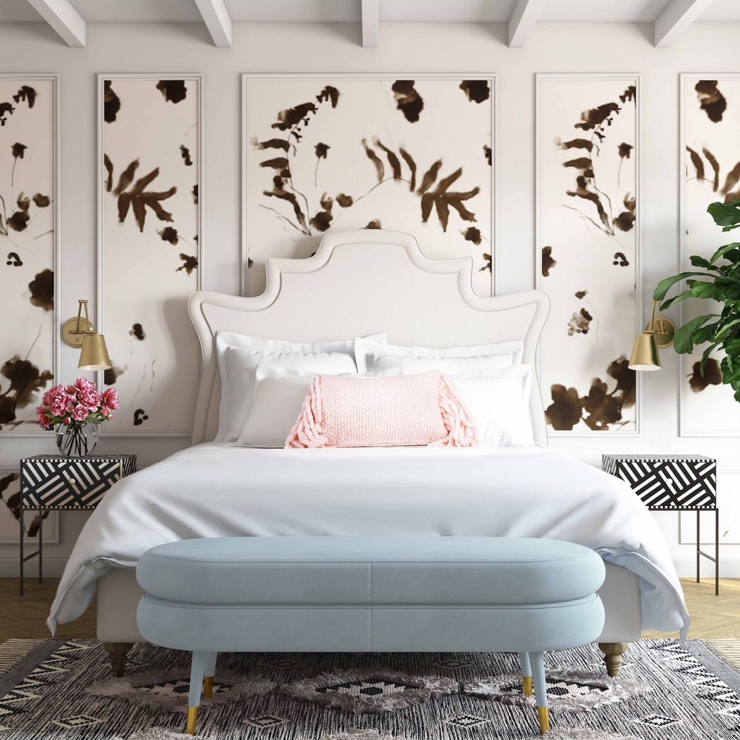 Bellfort Seafoam Accent Bench - Thumbnail - Image 4