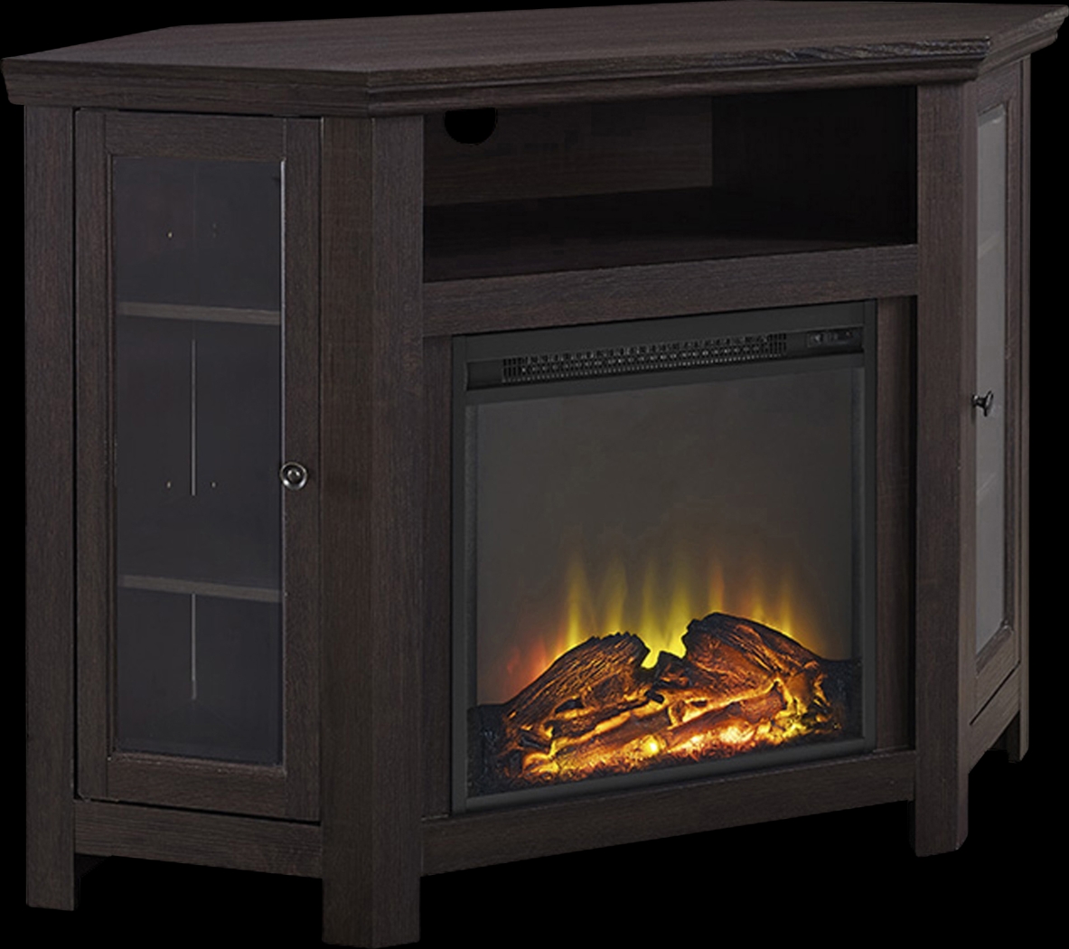 Bellgrave Espresso 48 in. Console, With Electric Fireplace - Thumbnail - Image 1
