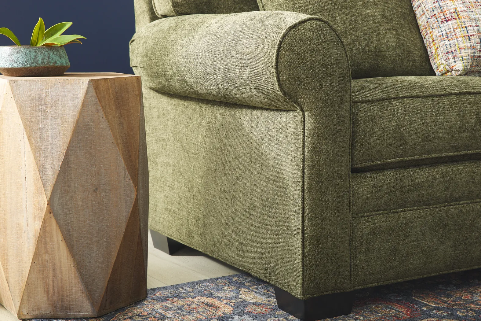 Bellingham Avocado Sleeper Loveseat - Image 7