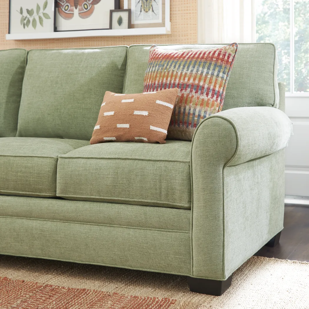 Bellingham Celadon Textured Chenille 7 Pc Living Room - Thumbnail - Image 4