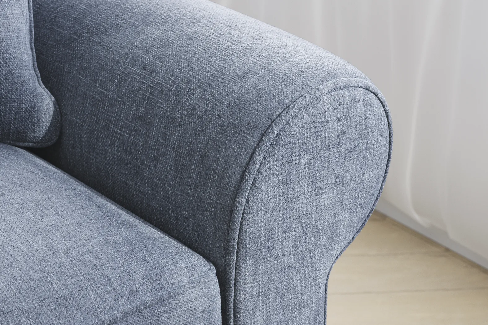 Bellingham Chambray Textured Chenille 8 Pc Living Room - Image 20