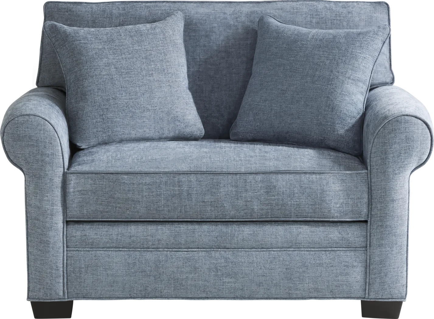 Bellingham Chambray Textured Chenille Gel Foam Sleeper Chair - Thumbnail - Image 3