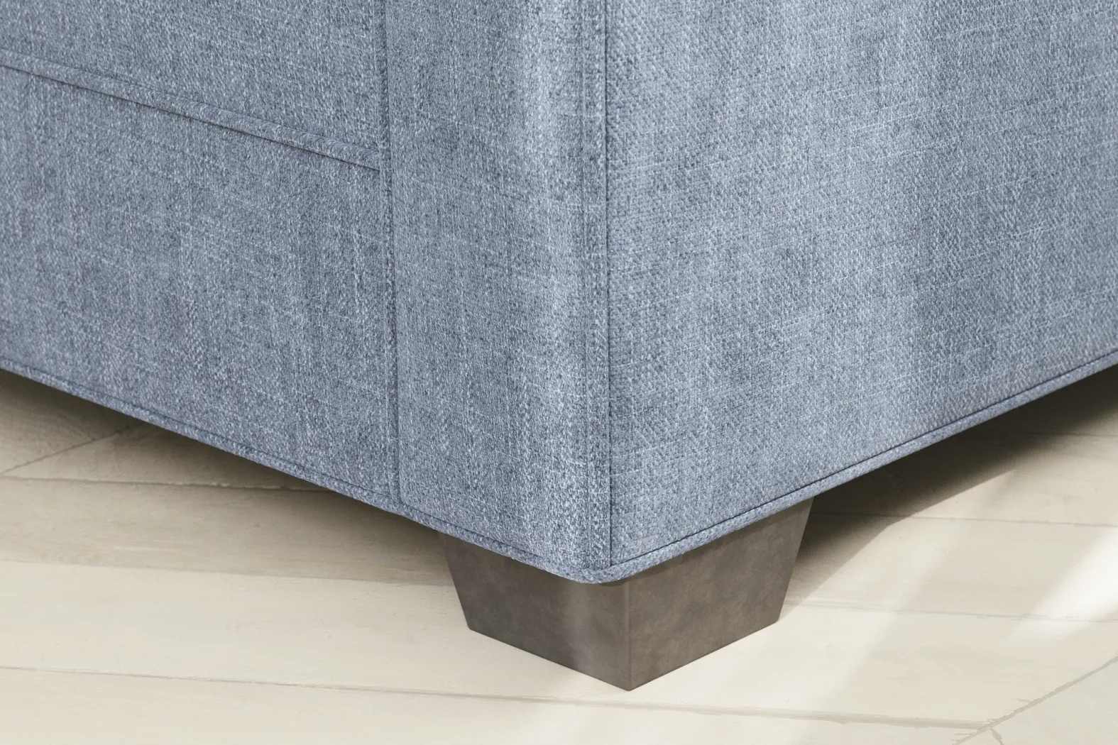 Bellingham Chambray Textured Chenille Gel Foam Sleeper Chair - Thumbnail - Image 4