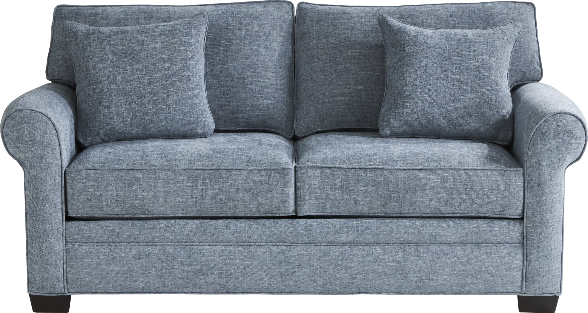 Bellingham Chambray Textured Chenille Sleeper Loveseat - Thumbnail - Image 2