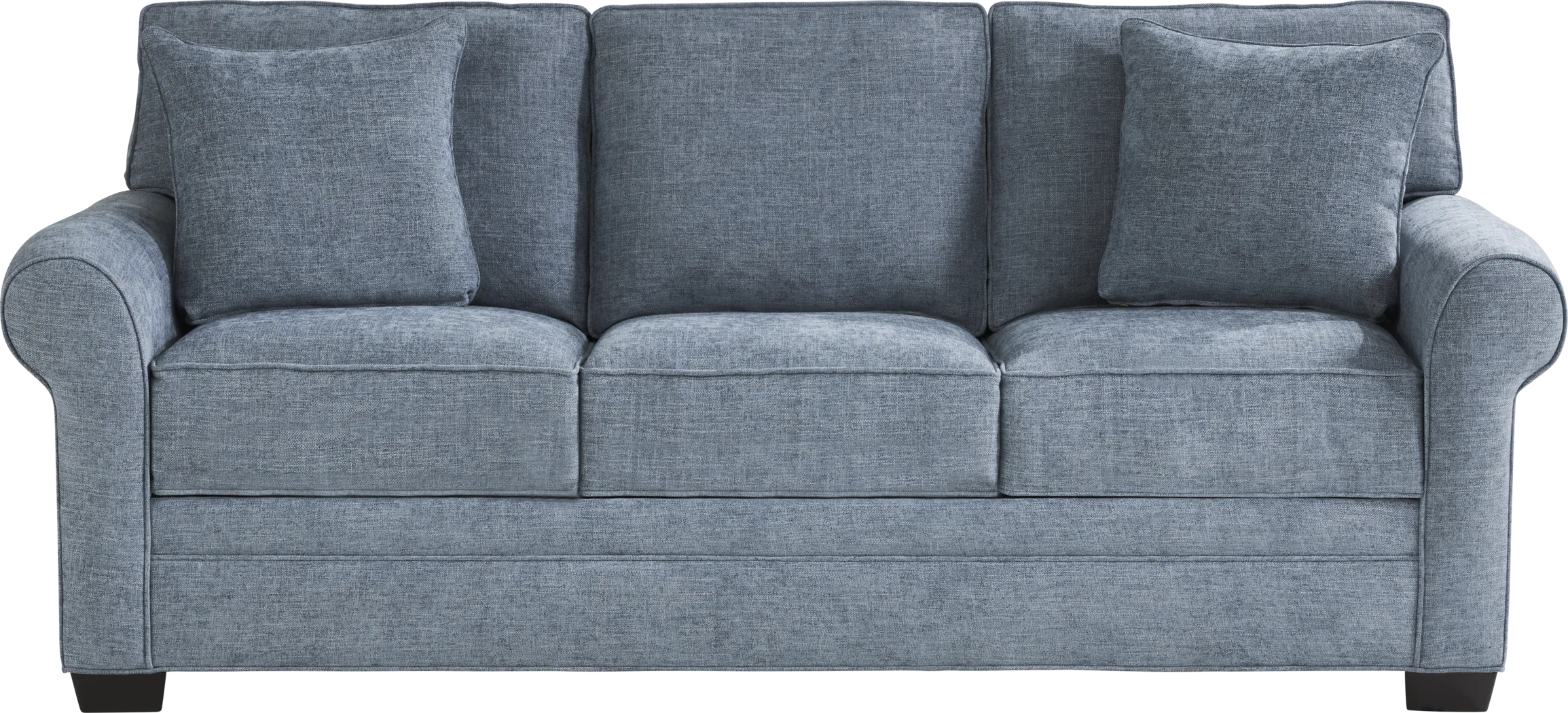 Bellingham Chambray Textured Chenille 7 Pc Living Room with Sleeper Sofa - Thumbnail - Image 2