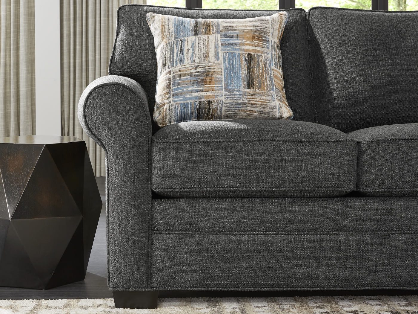 Bellingham Granite Textured 7 Pc Living Room with Sleeper Sofa - Thumbnail - Image 7