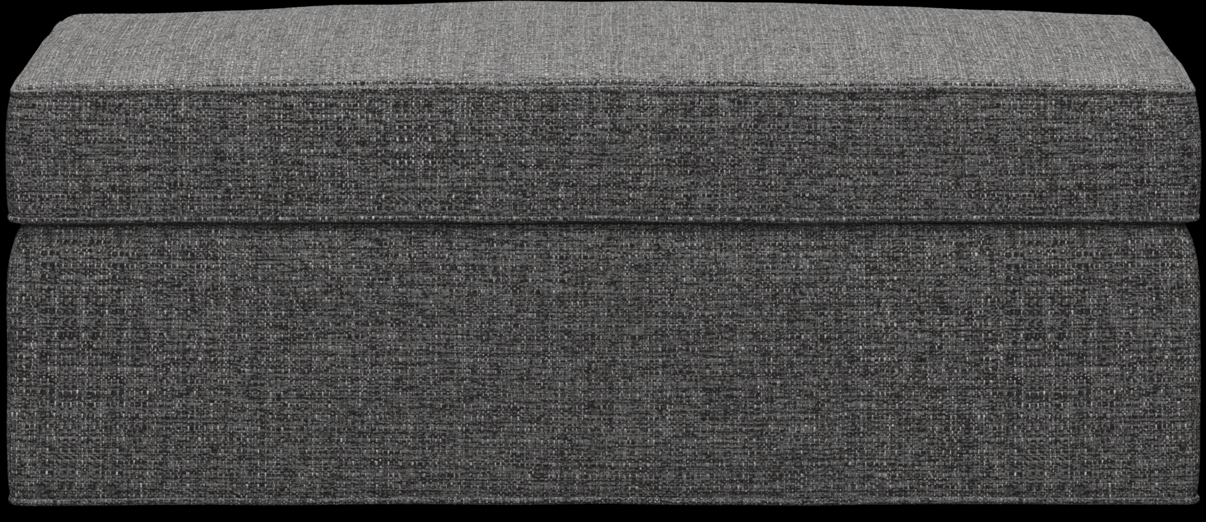 Bellingham Granite Textured Storage Ottoman - Thumbnail - Image 3