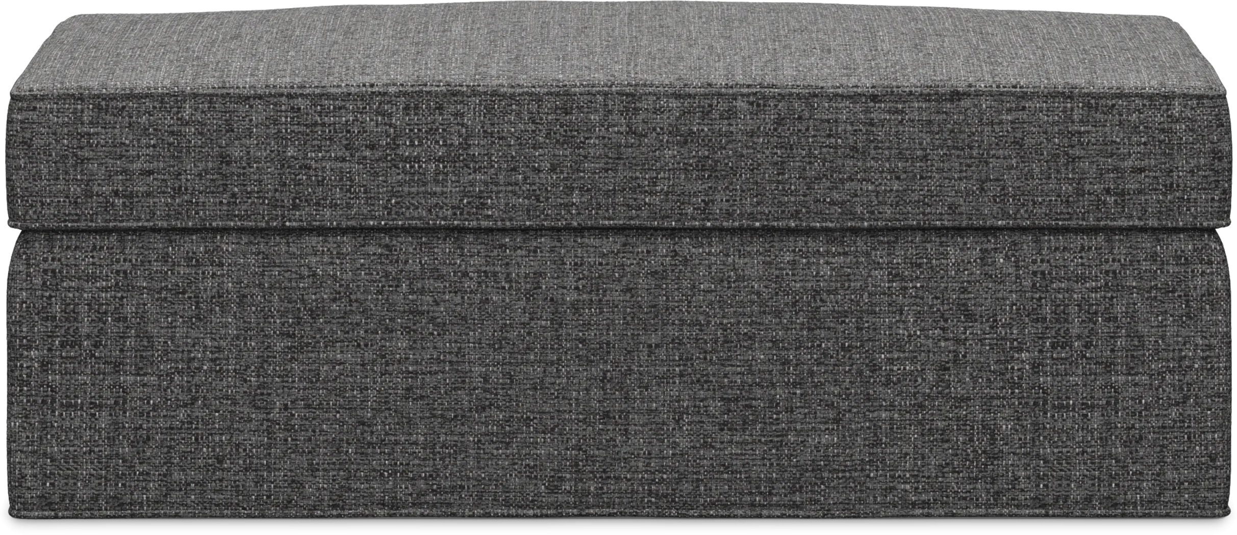 Bellingham Granite Textured Storage Ottoman - Thumbnail - Image 4