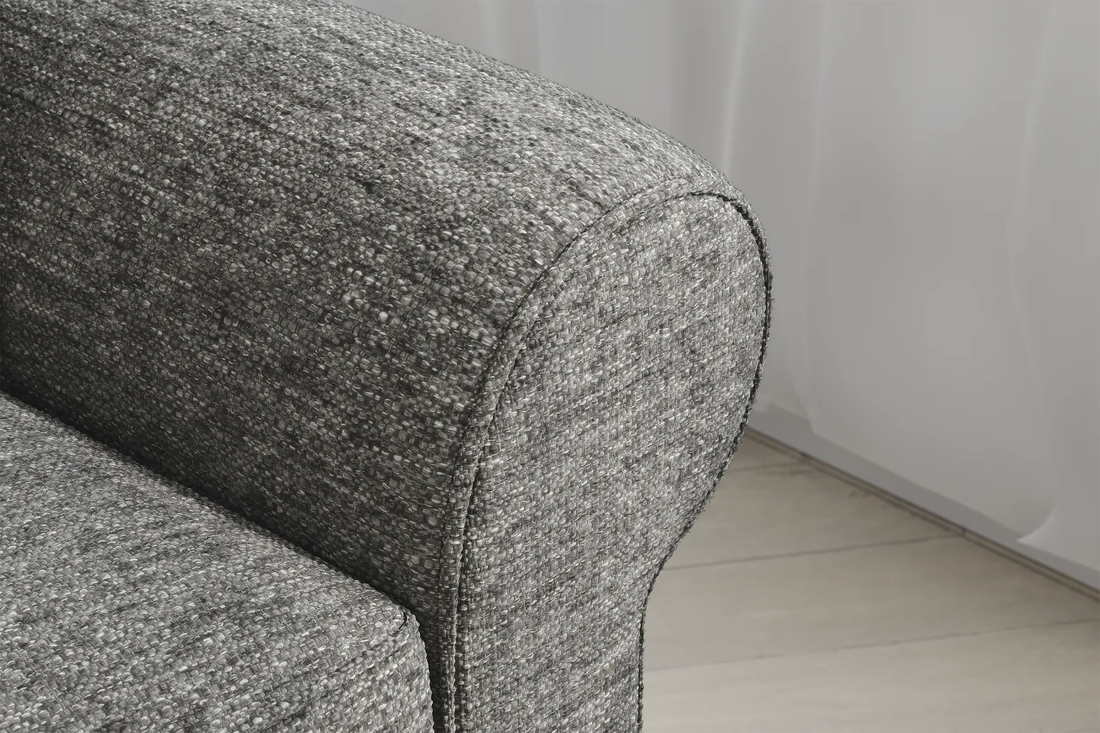 Bellingham Gray Textured Gel Foam Sleeper Chair - Image 6