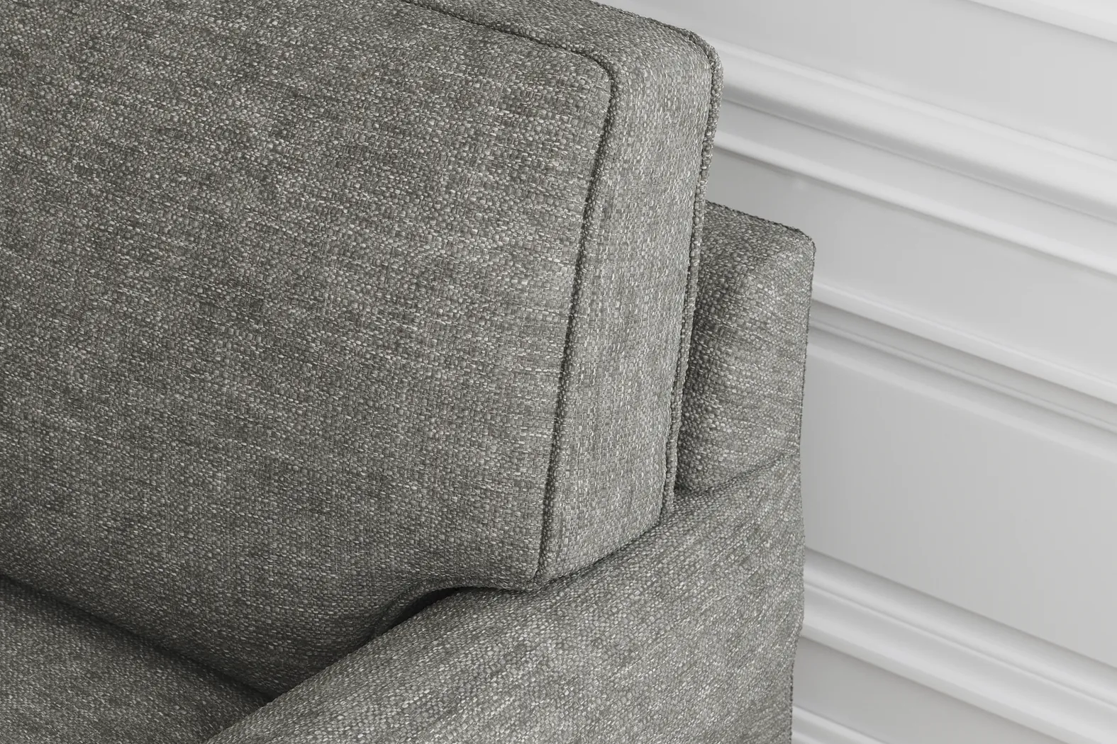Bellingham Gray Textured Gel Foam Sleeper Chair - Image 8
