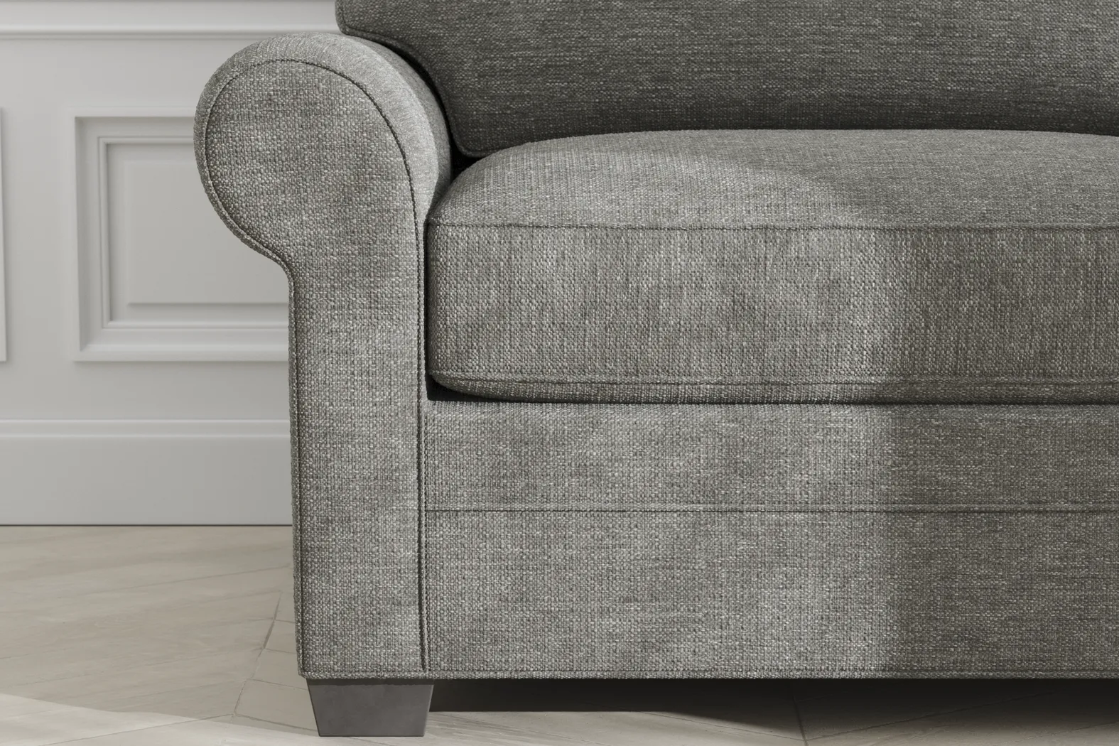 Bellingham Gray Textured Gel Foam Sleeper Chair - Image 9