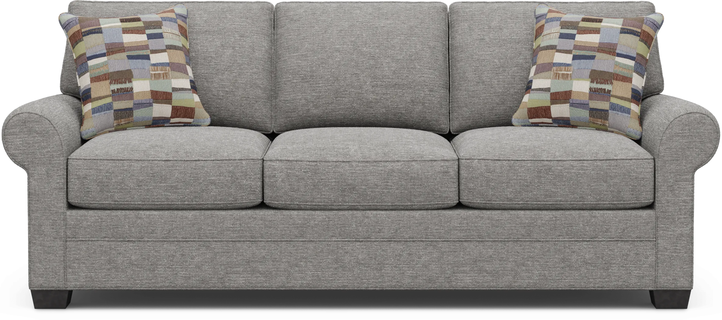 Bellingham Gray Textured Gel Foam Sleeper Sofa - Thumbnail - Image 1