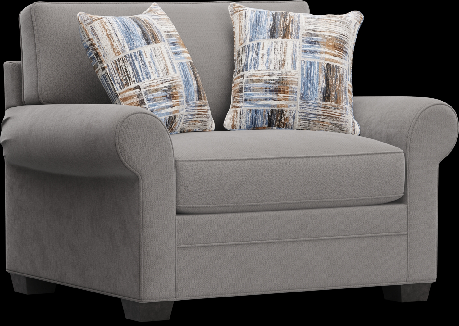 Bellingham Granite Microfiber Gel Foam Sleeper Chair - Thumbnail - Image 1