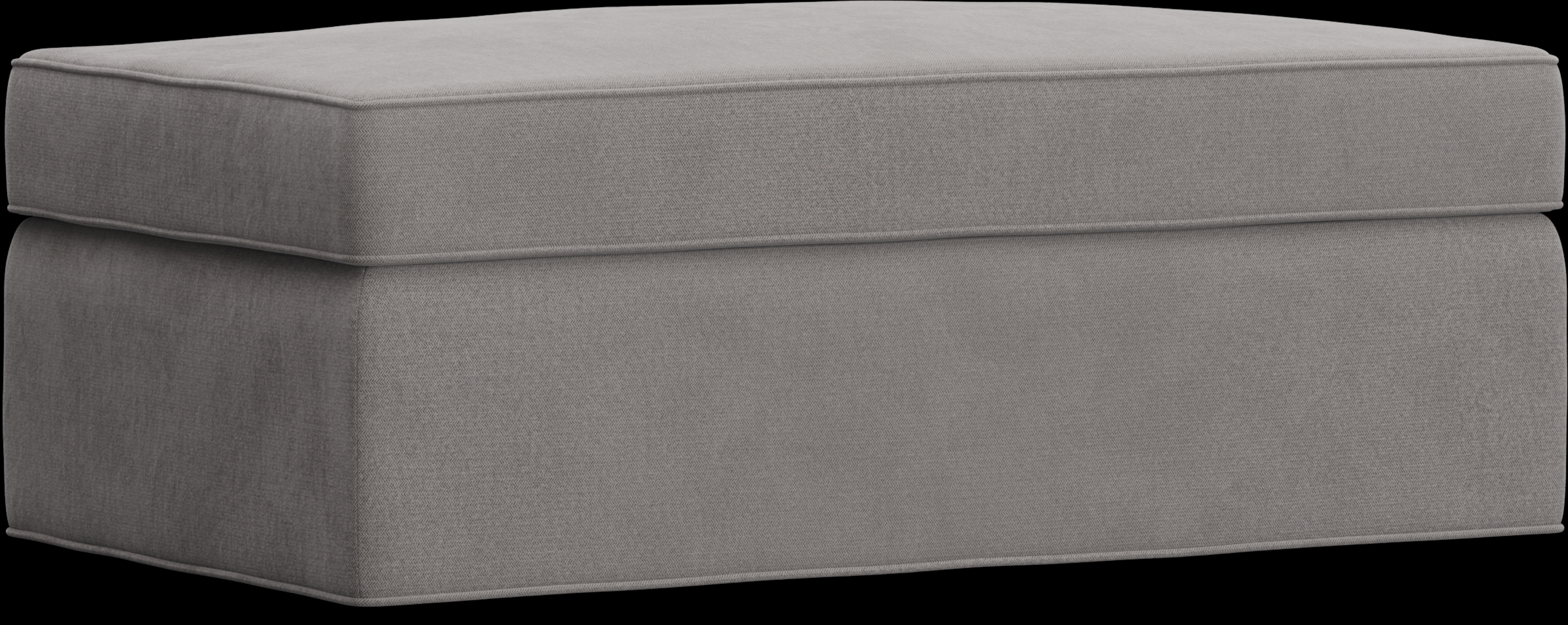 Bellingham Granite Microfiber Storage Ottoman - Thumbnail - Image 1