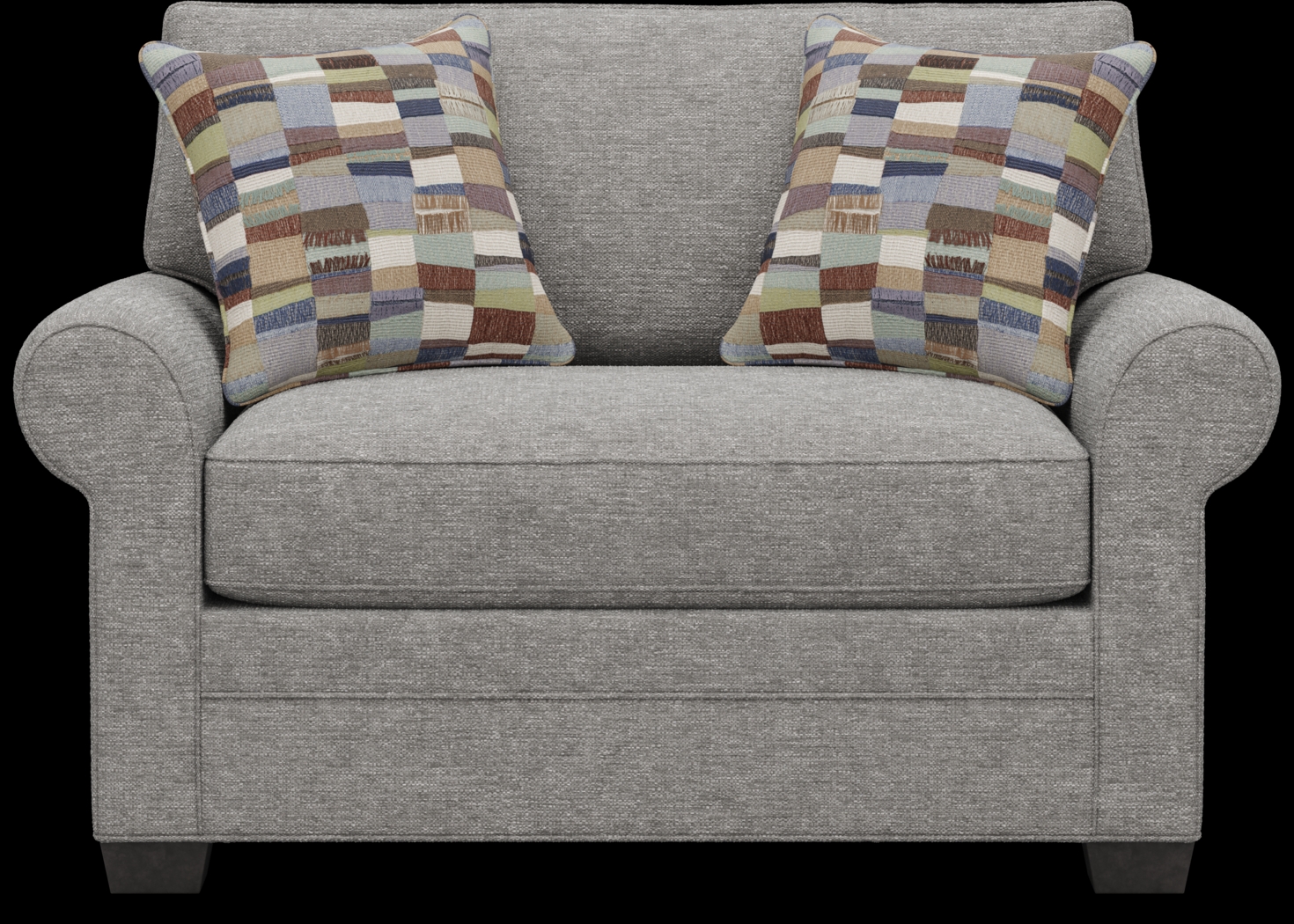 Bellingham Gray Textured Sleeper Chair - Thumbnail - Image 3