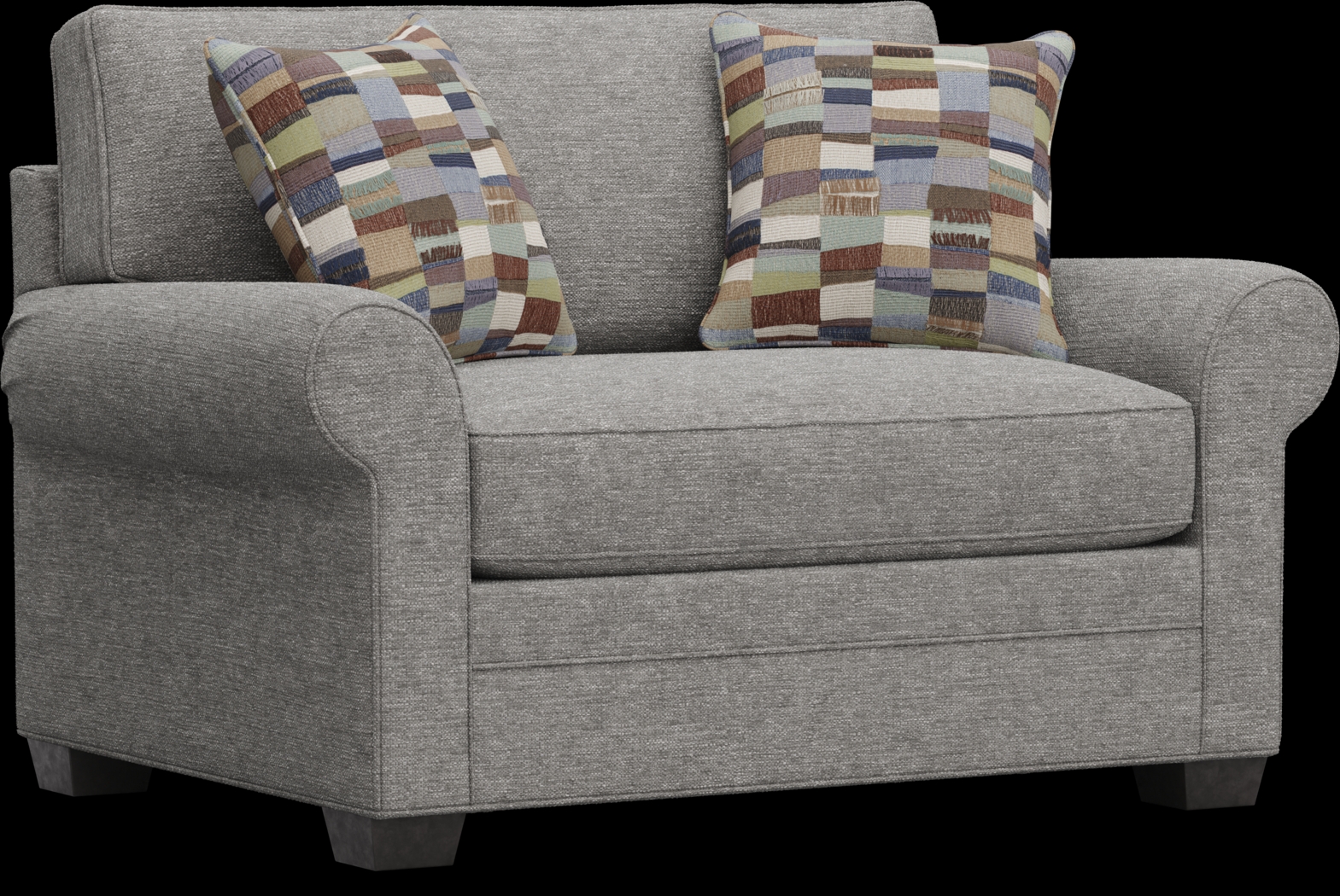 Bellingham Gray Textured Sleeper Chair - Thumbnail - Image 1