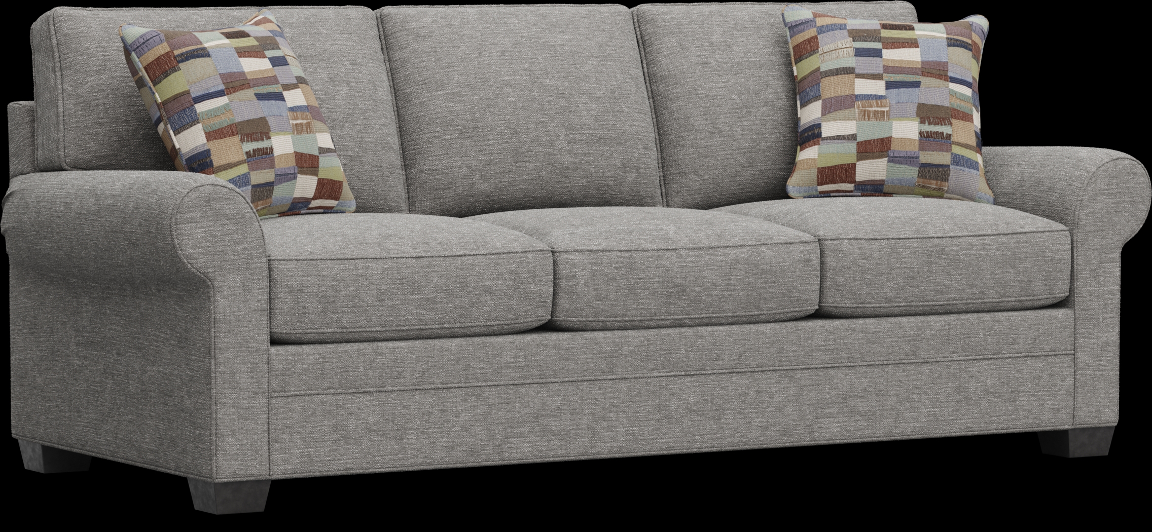 Bellingham Gray Textured Sleeper Sofa - Thumbnail - Image 3