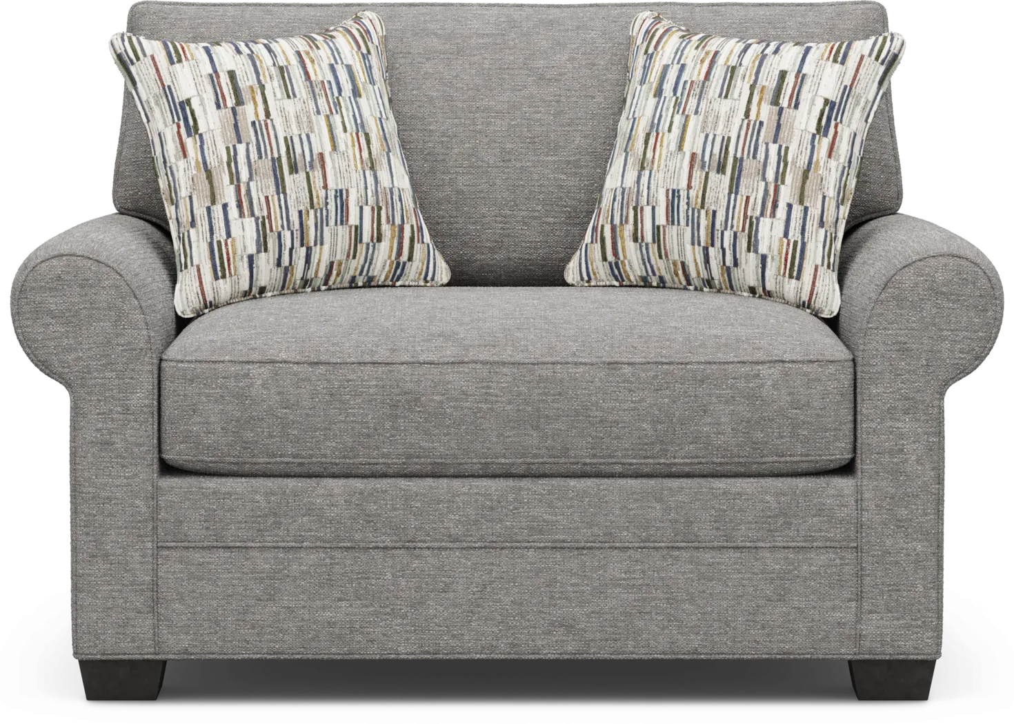 Bellingham Gray Textured 8 Pc Living Room - Thumbnail - Image 9