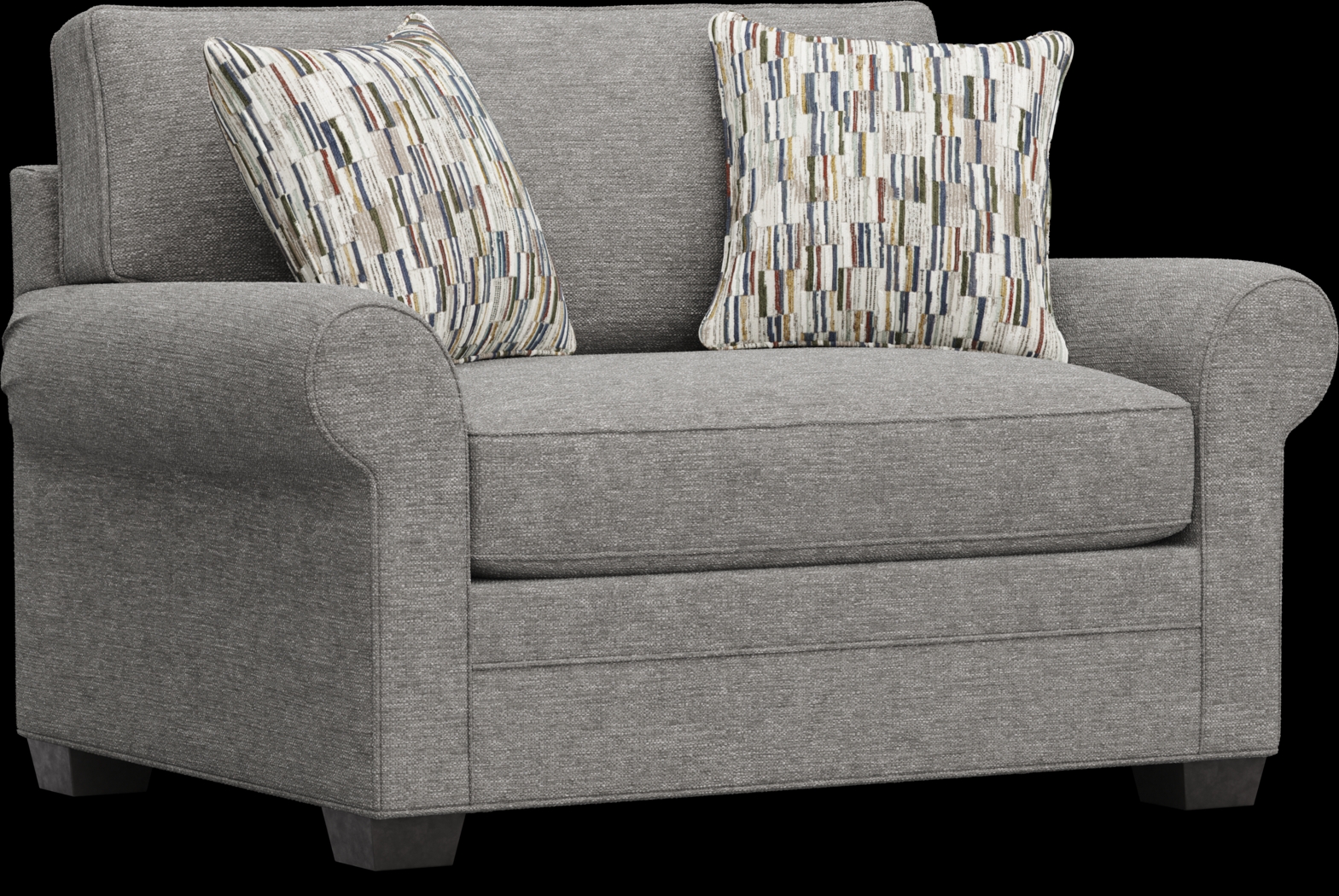 Bellingham Gray Textured Chair - Thumbnail - Image 1