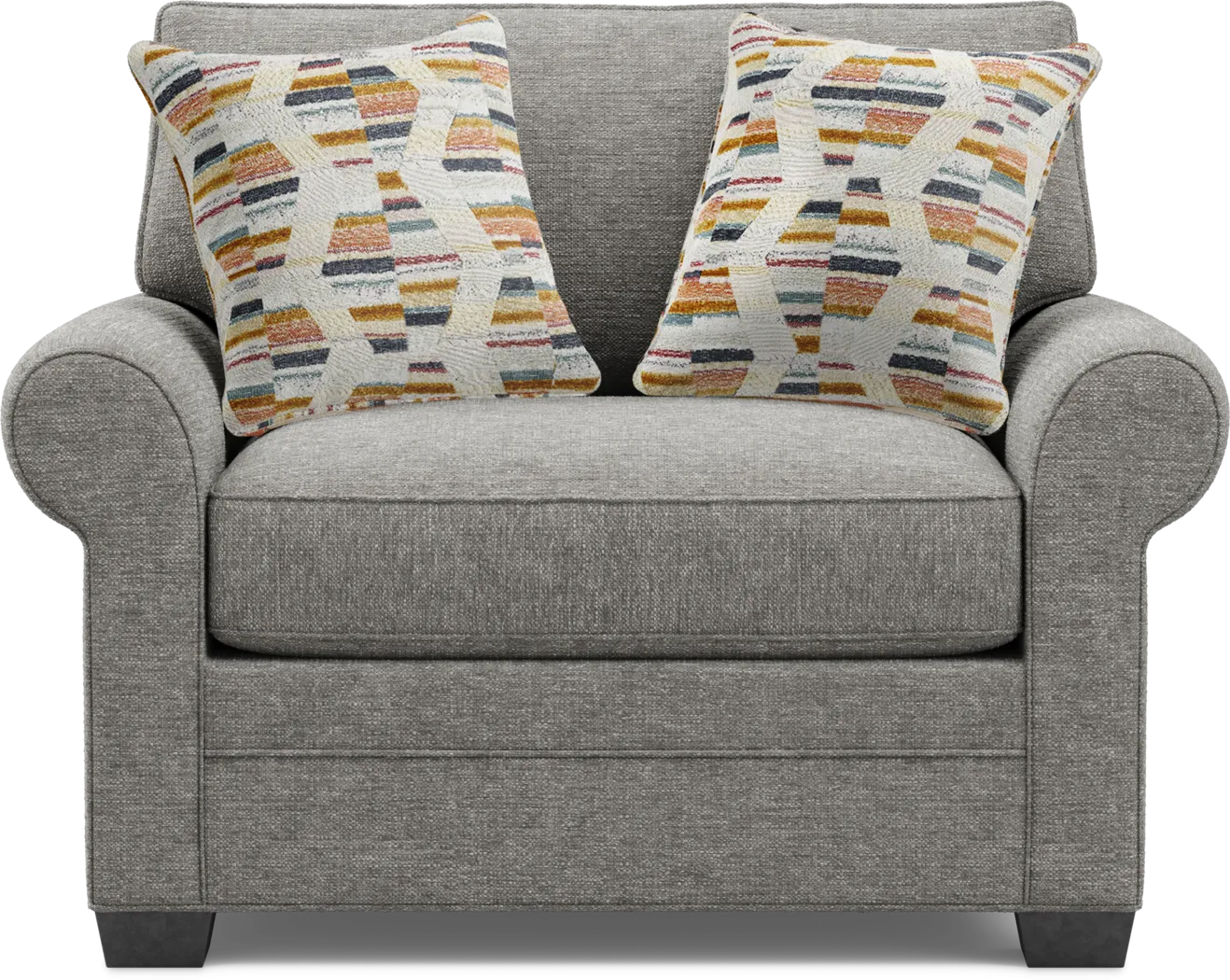 Bellingham Gray Textured Gel Foam Sleeper Chair - Thumbnail - Image 3