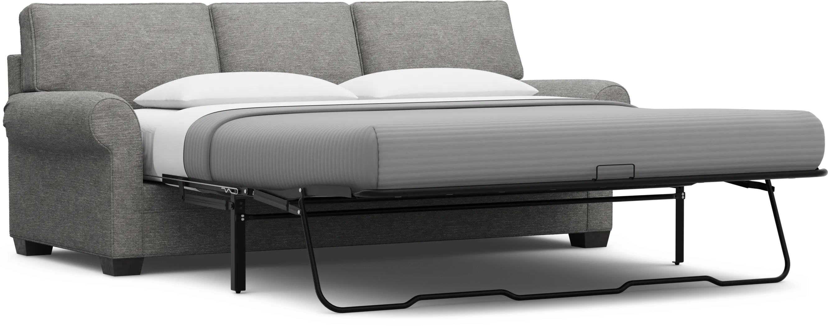 Bellingham Gray Textured Gel Foam Sleeper Sofa - Thumbnail - Image 3