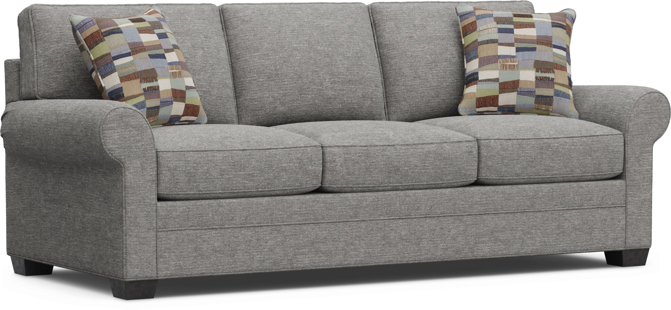 Bellingham Gray Textured Gel Foam Sleeper Sofa - Thumbnail - Image 4