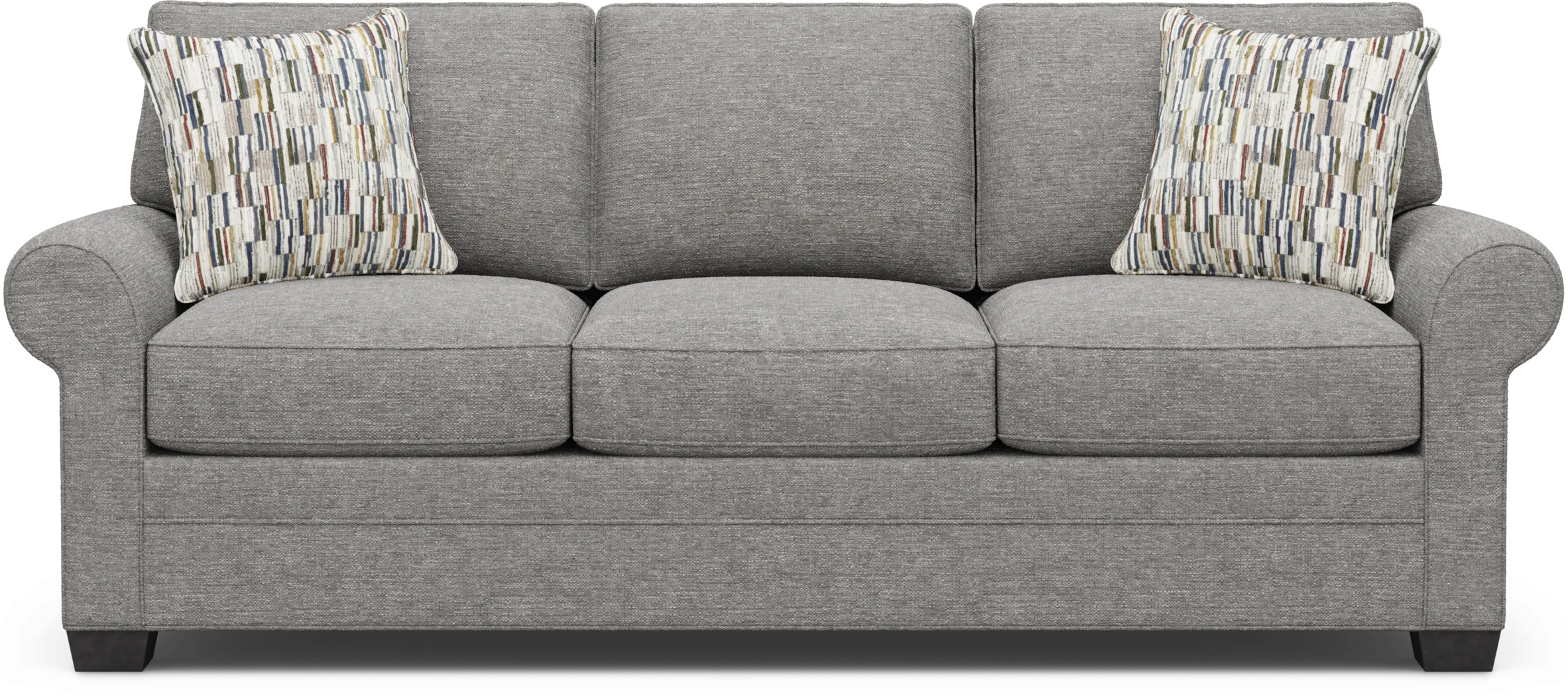 Bellingham Gray Textured Gel Foam Sleeper - Thumbnail - Image 1