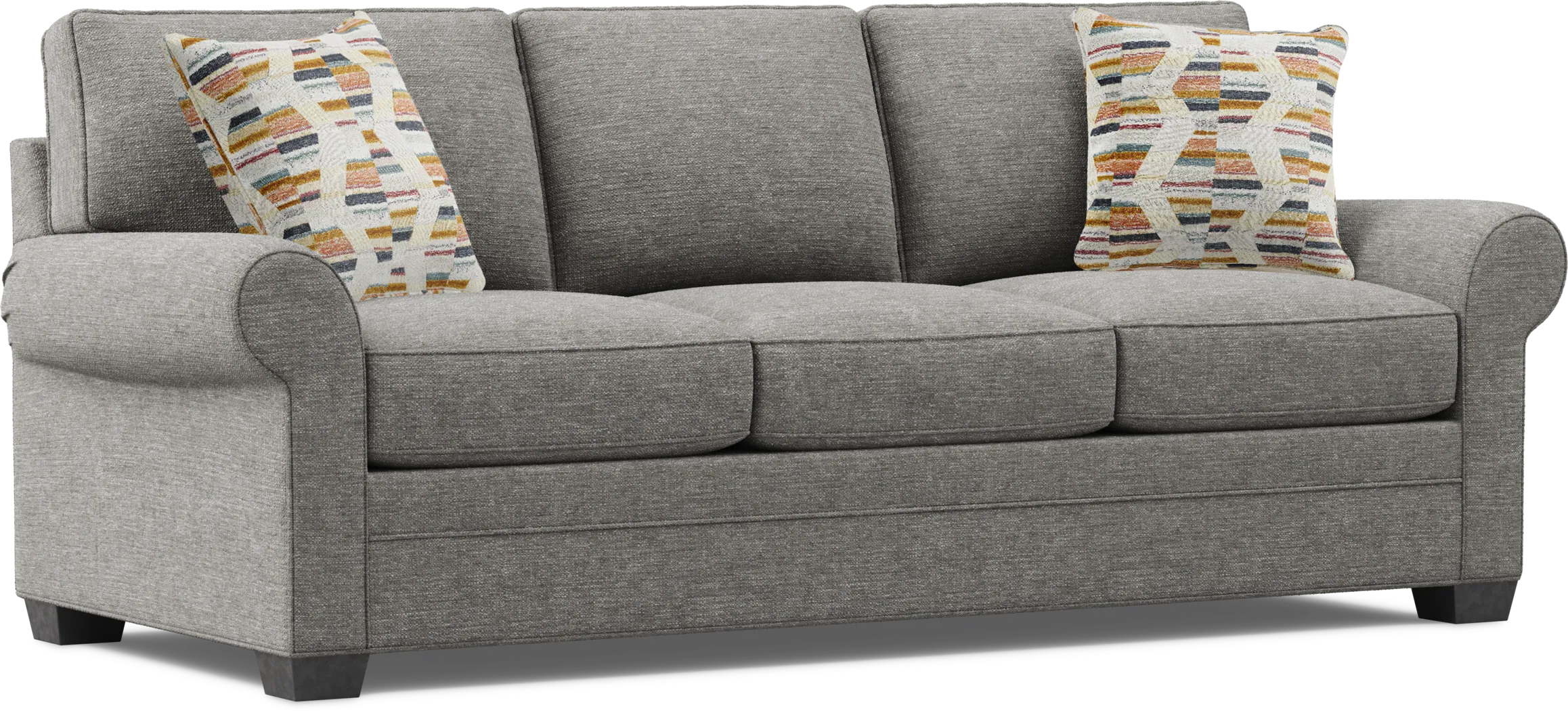 Bellingham Gray Textured Gel Foam Sleeper - Thumbnail - Image 3