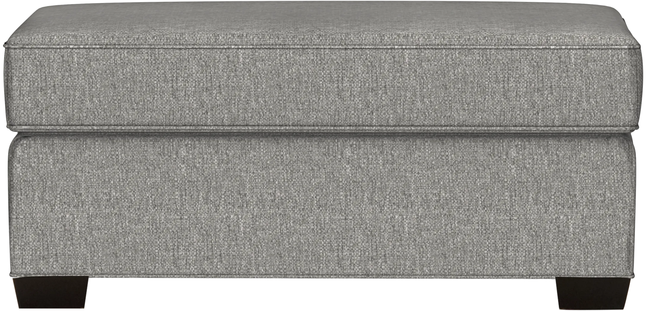 Bellingham Gray Textured Ottoman - Thumbnail - Image 3