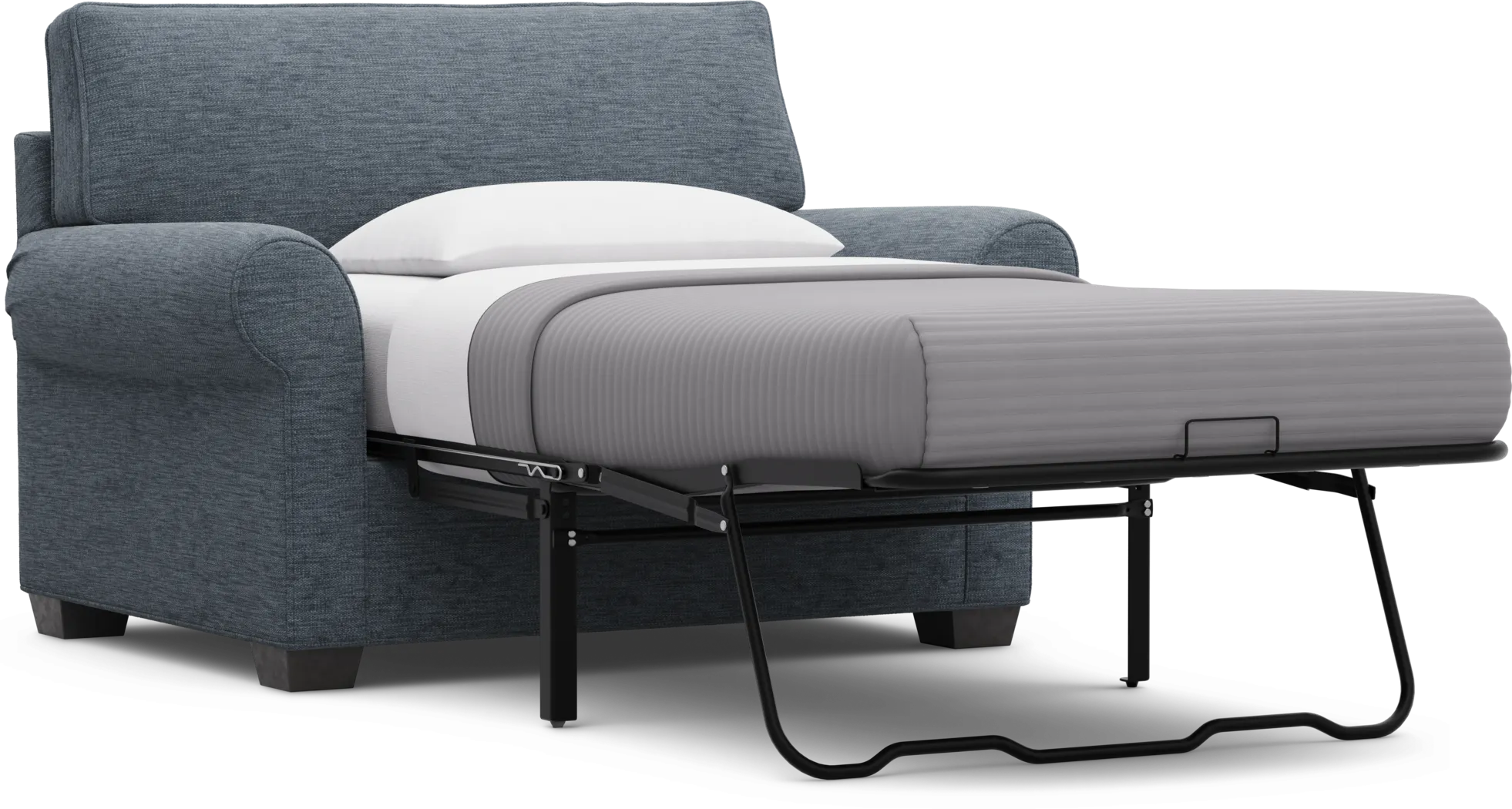 Bellingham Indigo Gel Foam Sleeper Chair - Thumbnail - Image 3