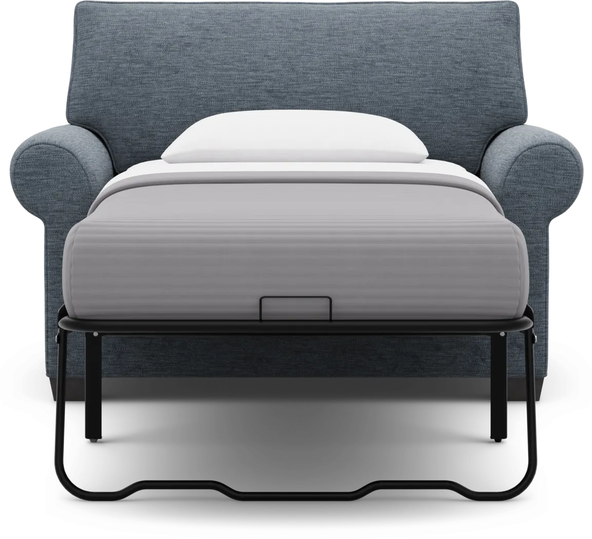 Bellingham Indigo Gel Foam Sleeper Chair - Image 5