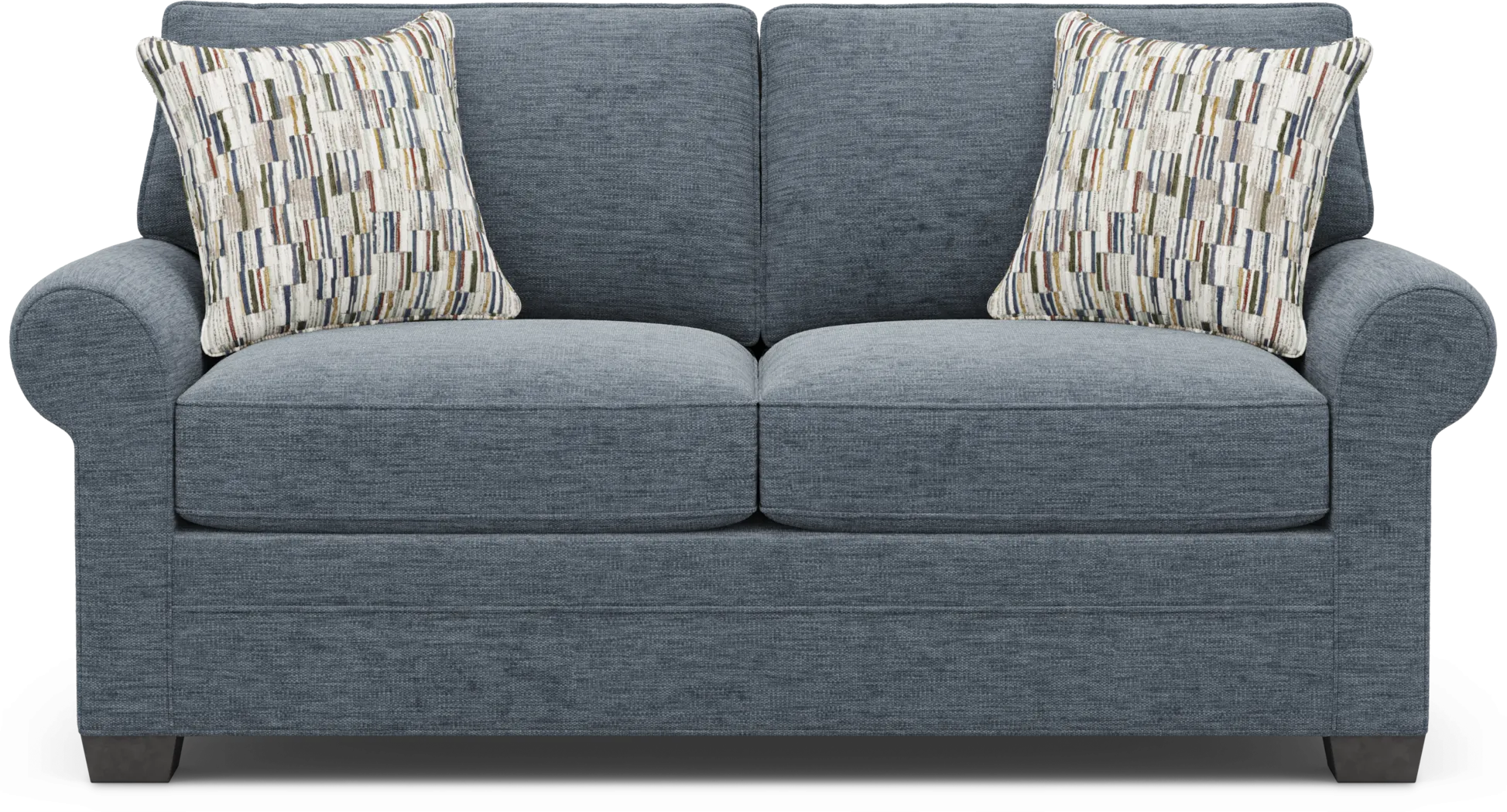 Bellingham Indigo Sleeper Loveseat - Thumbnail - Image 1