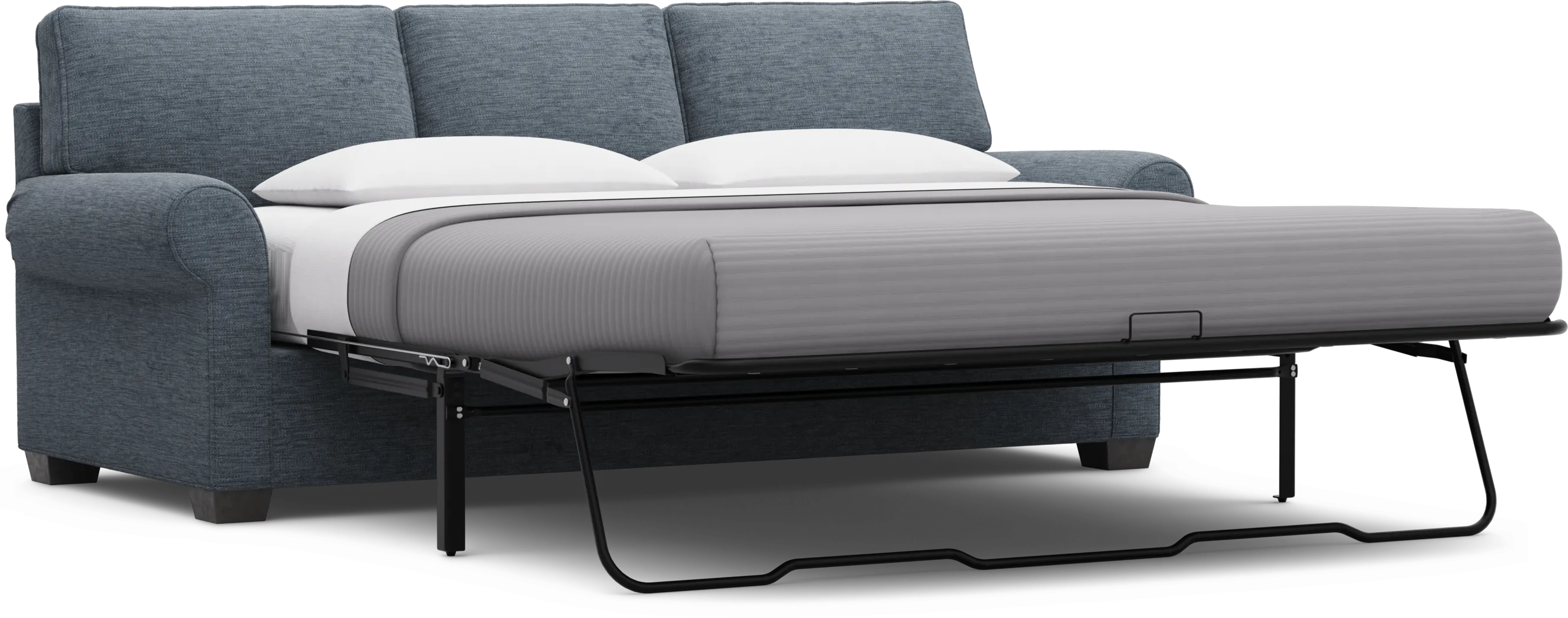 Bellingham Indigo 7 Pc Living Room with Sleeper Sofa - Thumbnail - Image 4