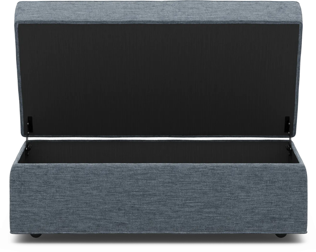 Bellingham Indigo Storage Ottoman - Thumbnail - Image 3